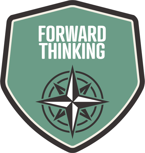 Forward Thinking badge
